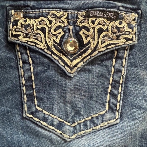 💃✨ MISS ME Straight Leg Jeans 💎🔥 Size 27 - Picture 5 of 13